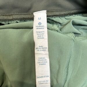 Lululemon Green Athletic Shorts
